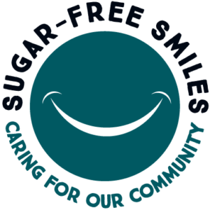 Sugar-free smiles logo | Newmarket Family Dentist