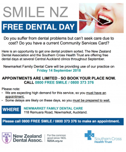 Free Dental Day | Newmarket Family Dentist